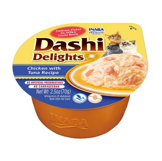 Dashi Delights Pollo con Atún 70g