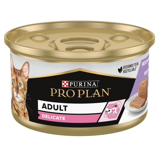 Pro Plan ADULT Delicate - Pavo 85 gr