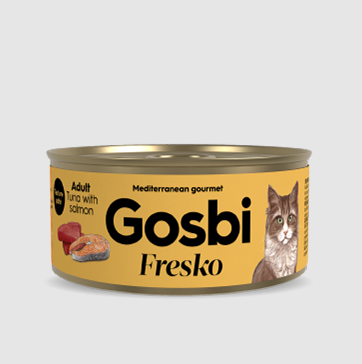 Gosbi Fresko Cat Adult Atún con Salmón 70 gr