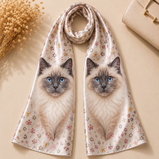 Foulard de Seda “Mirada Felina”