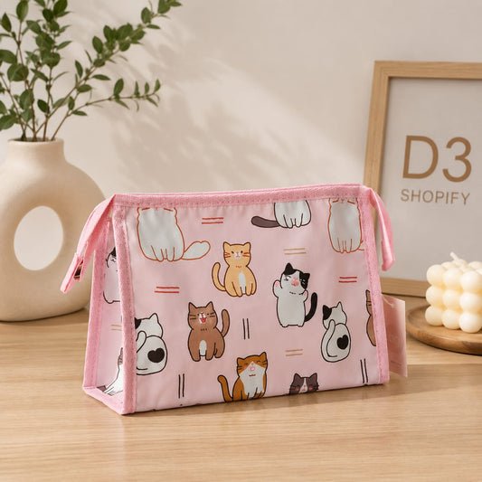 Neceser Gatitos Kawaii- rosa